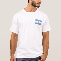 Argentinien Flagge T-Shirt, Patriotische T-Shirts,
