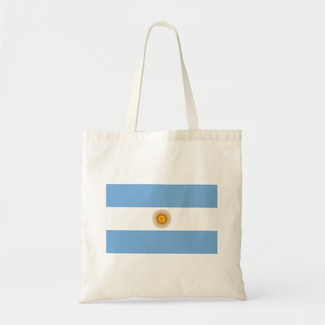 Argentinien-Flagge Tragetasche (Vorne)