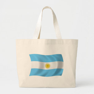 Argentinien-Flagge-Tragetasche Jumbo Stoffbeutel