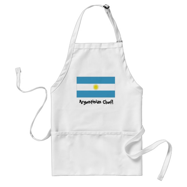 Argentinien-Flaggen-Kochs-Schürze Schürze (Vorne)