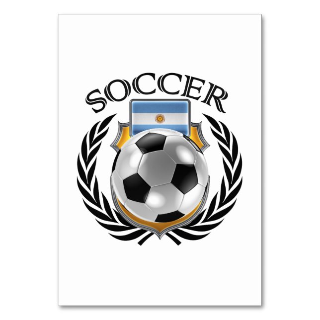 Argentinien Fußball 2016 Fangerät Tischnummer (Rückseite)