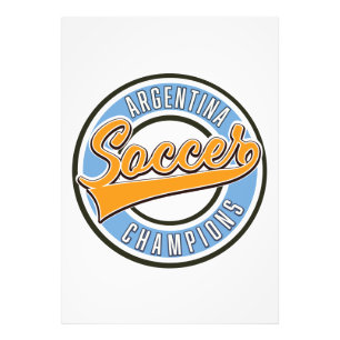 Argentinien Fußball-Champions Fotodruck