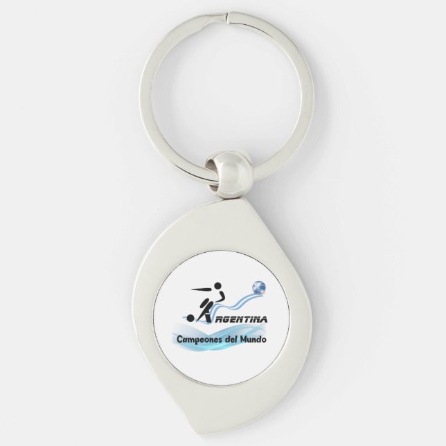 Argentinien Fußball-Champions Schlüsselanhänger (Vorderseite)