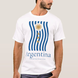 Argentinien Fußball Fan T-Shirt Fußball Stolz