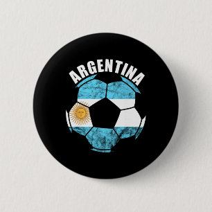 Argentinien Fußball Ll Sonne Von Mai Argentinien A Button