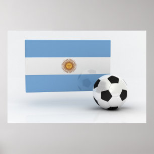 Argentinien-Fußball Poster