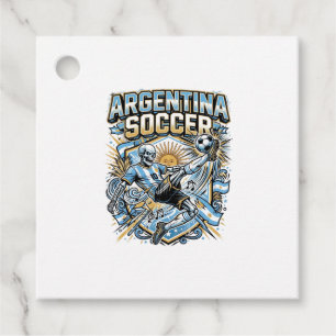 Argentinien Fußball Skelett Stürmer Nationen Poste Geschenkanhänger