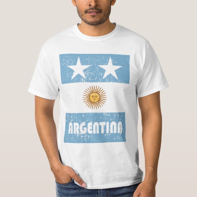 Argentinien-Fußball-Weltmeisterschaft 2010 T-Shirt (Vorderseite)