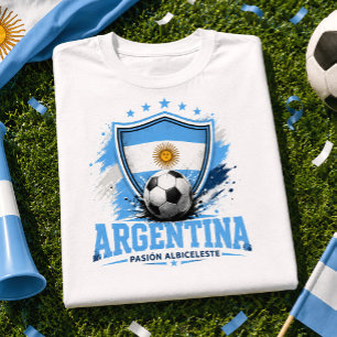 Argentinien Fußballfan Albiceleste Football Fútbol T-Shirt
