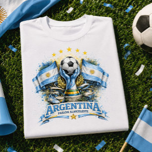 Argentinien Fußballfan Albiceleste Football Fútbol T-Shirt