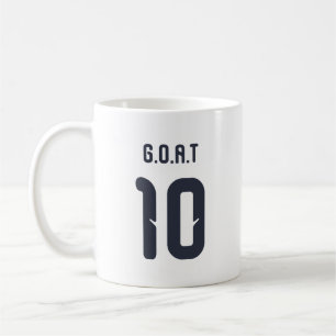 Argentinien G.O.A.T. Nummer 10 Kaffeetasse