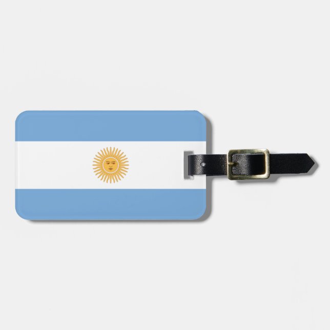 Argentinien Gepäckanhänger (Vorderseite horizontal)