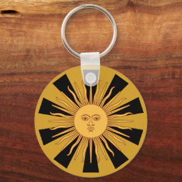 Argentinien Golden Sun, Sol de Mayo fashion Schlüsselanhänger