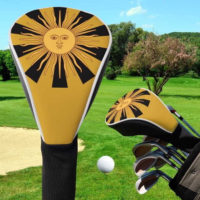 Argentinien Golden Sun, Sol de Mayo Golf Headcover (Von Creator hochgeladen)