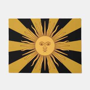 Argentinien Golden Sun, Sol de Mayo / Haus Fußmatte