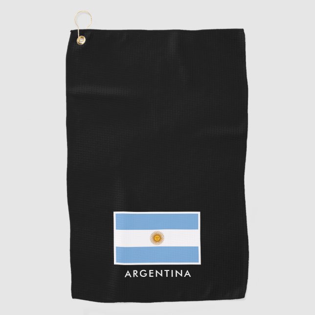 Argentinien Golfhandtuch (Vorderseite)