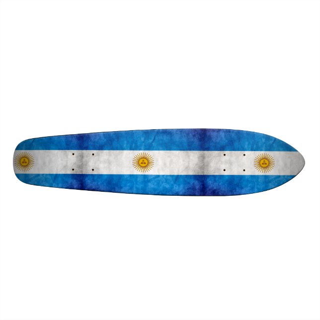Argentinien Grunge Flag Custom Pro Long Board Skateboard (Horizontal)