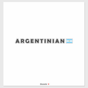 Argentinien, ich bin Argentinier Aufkleber