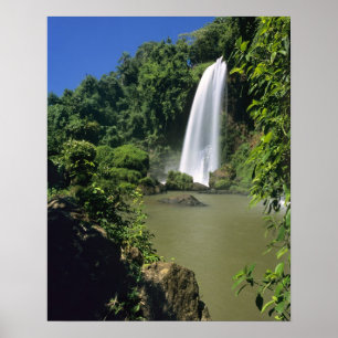 Argentinien; Igwazu; Igwazu Wasserfälle. Salto Dos Poster