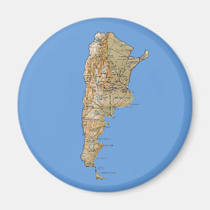 Argentinien-Karten-Magnet Magnet