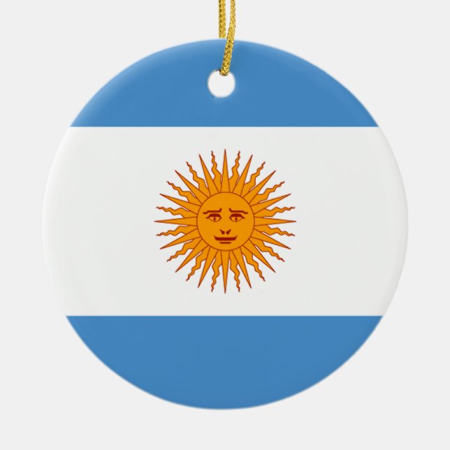 Argentinien Keramik Ornament (Vorne)