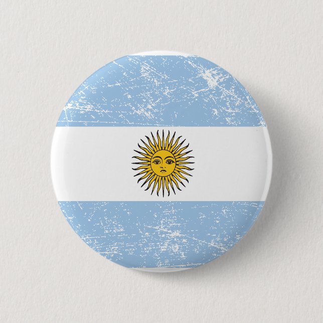 Argentinien-Knopf Button (Vorderseite)