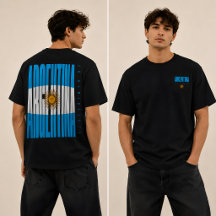 Argentinien La Albiceleste Streetwear T-Shirt