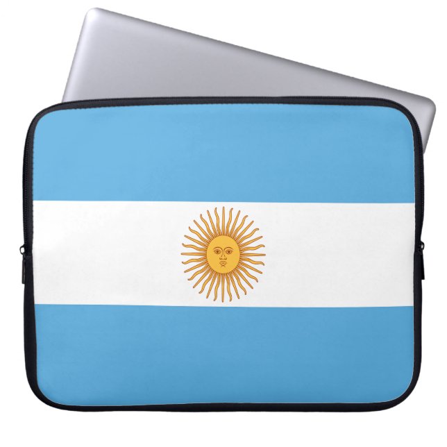 Argentinien Laptopschutzhülle (Vorderseite)