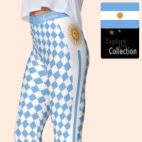Argentinien Leggings, Sonne, Mode, Argentin Flag
