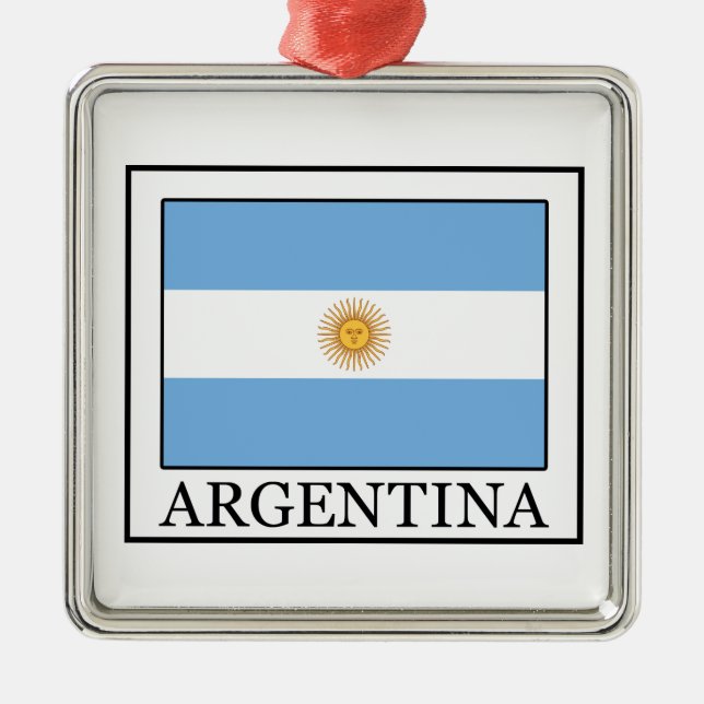Argentinien Ornament Aus Metall (Vorne)