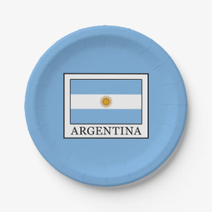Argentinien Pappteller