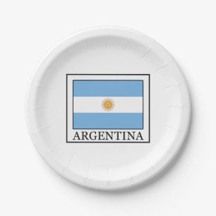 Argentinien Pappteller