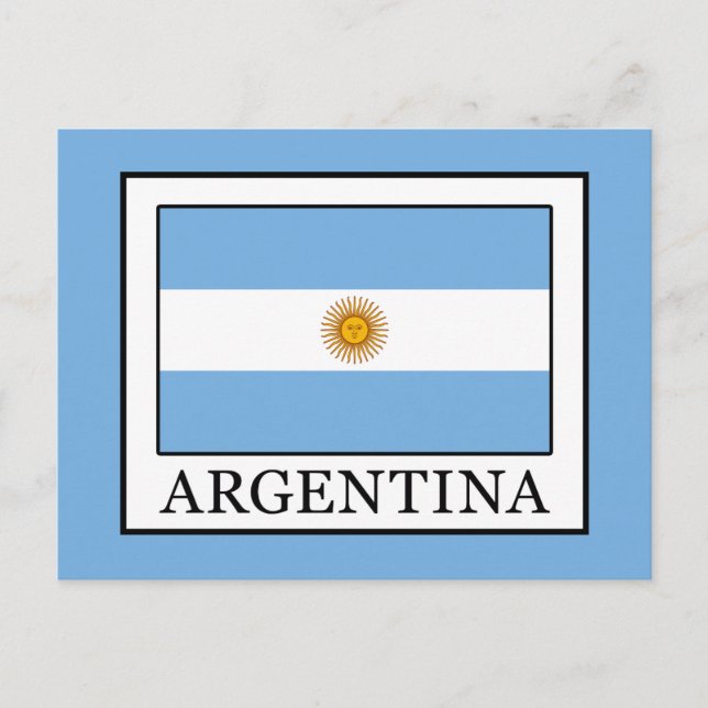 Argentinien Postkarte (Vorderseite)