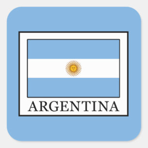 Argentinien Quadratischer Aufkleber