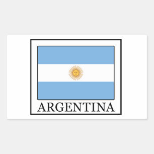 Argentinien Rechteckiger Aufkleber