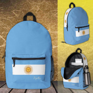 Argentinien, Rucksack, Argentinische Flagge / patr Bedruckter Rucksack