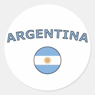Argentinien Runder Aufkleber
