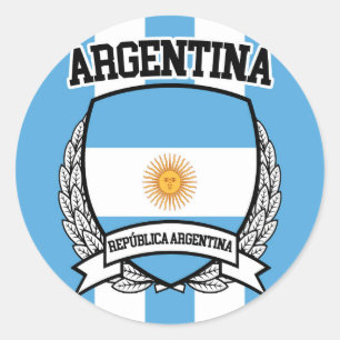 Argentinien Runder Aufkleber
