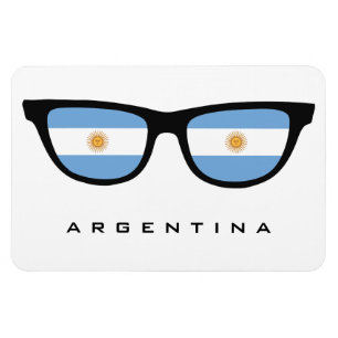 Argentinien schattiert kundenspezifischen Text u. Magnet