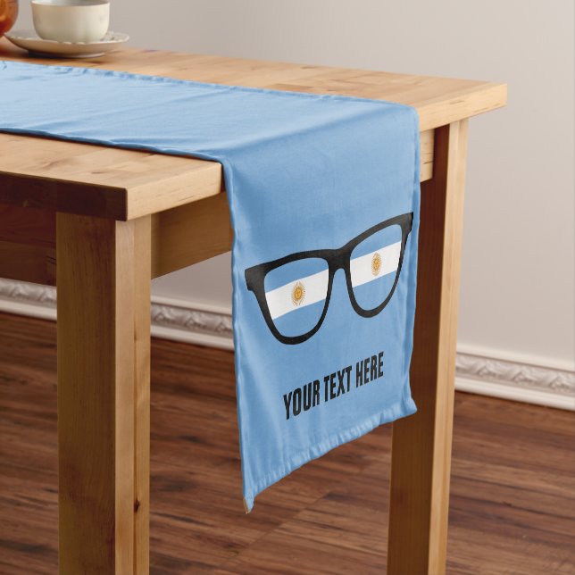 Argentinien Shades Custom Table Läufer (Beispiel)