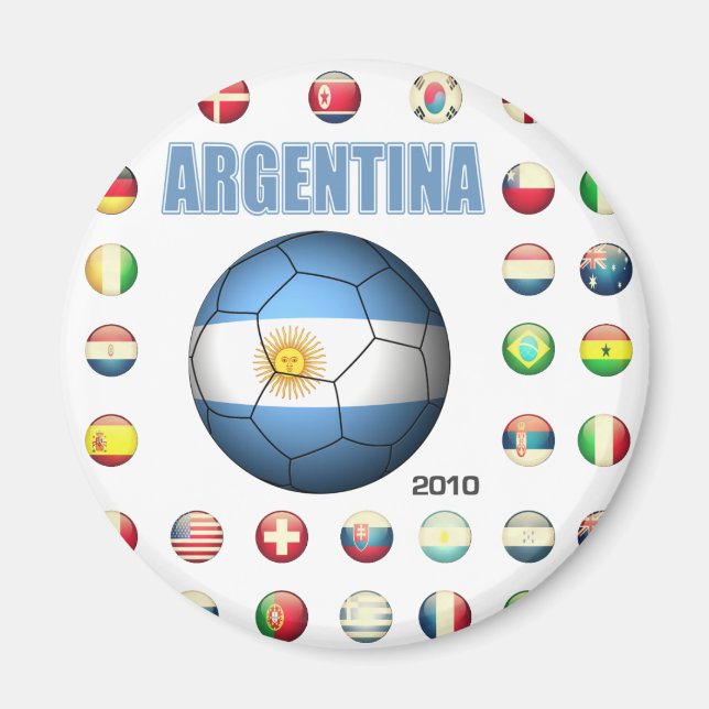 Argentinien T - Shirt D7 Magnet (Vorne)