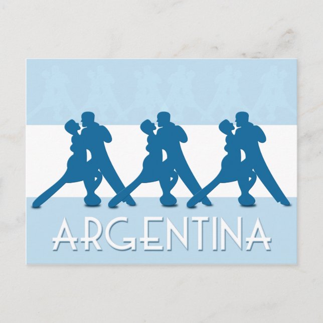Argentinien Tango Postcard Postkarte (Vorderseite)