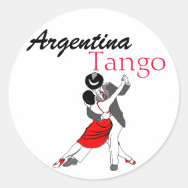 Argentinien Tango Runder Aufkleber