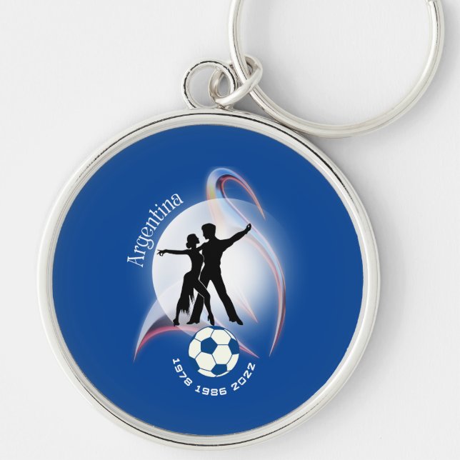 Argentinien Tango-Soccer-Schlüsselanhänger Schlüsselanhänger (Vorne)