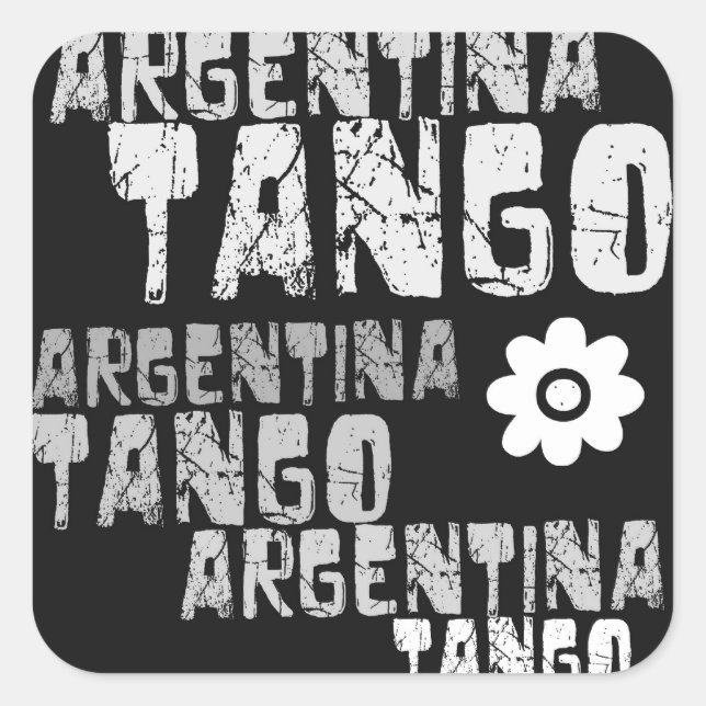 Argentinien Tango Sticker (Vorderseite)