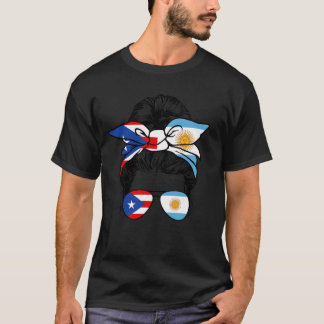 Argentinien und Puerto Rico Mix Halbzeit Argentini T-Shirt