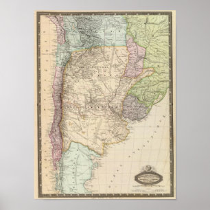 Argentinien, Uruguay Poster