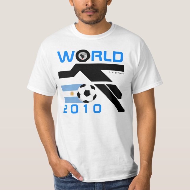 Argentinien-Weltmeisterschaft-T - Shirt 2010 (Vorderseite)