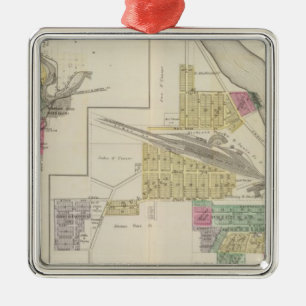 Argentinien, Wyandotte County, Edwardsville, Silbernes Ornament