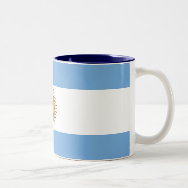 Argentinien Zweifarbige Tasse (Rechts)
